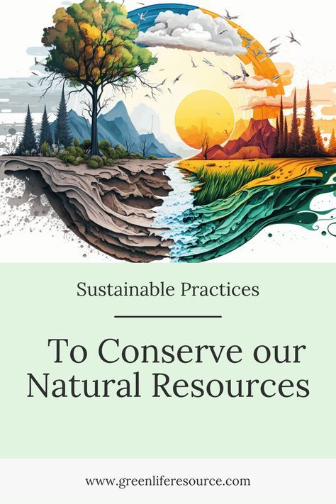 Discover how sustainable practices can conserve our natural resources. From water and energy conservation to reducing, reusing, and recycling, every small action can make a difference. Learn practical tips for a sustainable lifestyle. #SustainableLiving #Conservation #ReduceReuseRecycle #GreenLiving #EcoFriendly #Sustainability #NaturalResources #WaterConservation #EnergyConservation #CarbonFootprint Water Conservation Art, Natural Resources Drawing, Conserve Energy, Natural Resources Pictures, Energy Conservation Painting, Sustainable Living Poster, Sustainable Development Projects, Earth Day Drawing, Carnival Signs