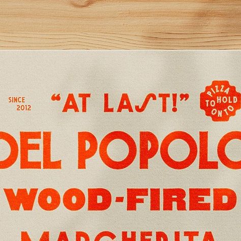 Studio MPLS on Instagram: "🍕 'lil bit of branding and packaging, etc, for Del Popolo — the pizza of the people!" Sleek Packaging Design, Vintage Italian Design, Italian Packaging Design, Deli Branding, Italian Graphic Design, Italian Typography, Pizza Sign, Pizza Branding, Italian Bar