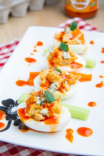 Buffalo Chicken Deviled Eggs | YEP! Chicken Deviled Eggs, Eggs Deviled, Stuffed Burger, Devilled Eggs, Closet Cooking, Football Party Food, Tailgating Recipes, Bride Shower, Deviled Eggs Recipe