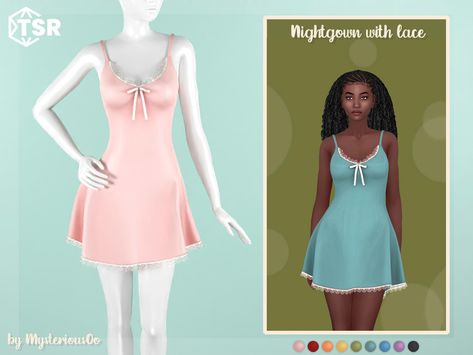 Sims 4 Cc Vintage Nightgown, Sims Nightgown, Sims 4 Nightgown Maxis Match, Sims Cc Nightwear, Nightgown Sims 4 Cc, Lace Sims 4 Cc, Sleep Wear Sims 4 Cc, Sims 4 Silk Dress, Sims 4 Babydoll Dress