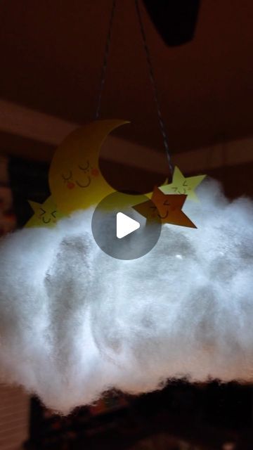 77K views · 5K likes | Timm Sevitz on Instagram: "☁️ Easy water bottle cloud night light diy craft. This easy kids craft would make a great craft activity when you are feeling bored.   Supplies: Water bottle Battery operated LED lights String or yarn Hot glue Poly-fil polyester fiber fill or cotton stuffing Cardstock paper  #cloud #diycraft #kidscraft #easycrafts #handmadecraft #kidsactivities #aesthetic" Bottle Clouds Diy, Cloud Making Craft, Cotton Clouds Diy, Water Bottle Crafts For Kids, Light Box Activities, Cloud Night, Cloud Night Light, Diy Clouds, Battery Operated Led Lights