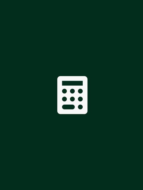 Dark Green App Icons Calculator, Green Calculator Icon, App Green, Widget Inspiration, Winter App, Icon Iphone, Shortcut Icon, Logo Application, Christmas Apps