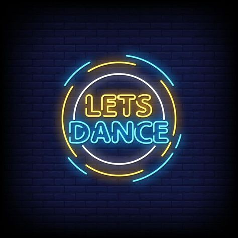 Dance Neon Sign, Text Advertising, Dance Studio Design, Dance Logo, Electro Dance, Dance Wallpaper, Neon Quotes, Neon Words, Custom Neon Lights