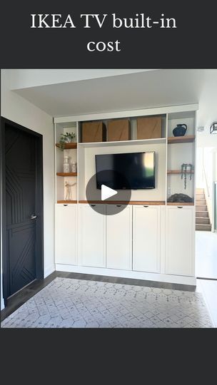 160K views · 1.8K reactions | I needed some toy storage that didn’t LOOK like toy storage, ya know what I mean? 😏

I made this simple built-in with IKEA pieces. It was one of my first projects and now I’m planning my next IKEA built-in hack! Follow along in stories because it’s going to be EPIC!!! 

Toy storage, IKEA hacks, #billybookcasehack #ikeatvunit | Hana - DIY, Design, Crafting | Kabin Crew · The Spark Toy Storage Ikea, Ikea Pieces, Ikea Tv Unit, Built In Tv Cabinet, Ikea Built In, Billy Bookcase Hack, Ikea Tv, Storage Ikea, Tv Built In