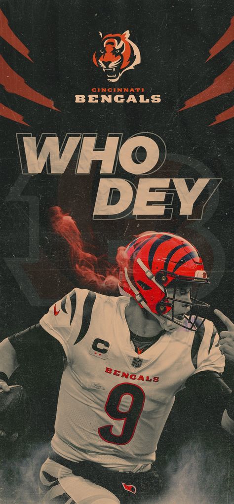 Who Dey Cincinnati Bengals, Cinncinati Bengals Wallpaper, Joe Burrow Poster, Nfl Bengals Wallpaper, Bengals Wallpaper Iphone, Bengals Poster, Cincinnati Bengals Wallpapers, Bengals Wallpaper, Who Dey Bengals