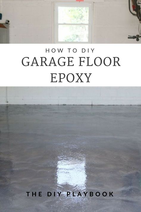 This Sealing Garage Floor DIY Projects a great way to save money on what would be an expensive fix. You can repair cracks and seal them with epoxy to prevent further damage. Check out this step by step tutorial on how you can seal your own garage floor. # Remodeling Garage, Diy Garage Floor, Garage Floors Diy, Garage Boden, Garage Workbench, Garage Floor Paint, Garage Floor Epoxy, Diy Playbook, Garage Remodel