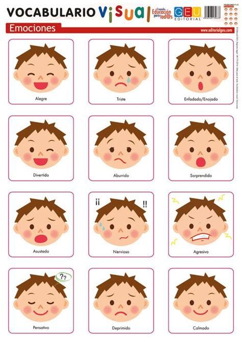 EMOCIONARIO: EMOCIONES Y ESTADOS DE ÁNIMO EN ESPAÑOL Emoji Party Decorations, Spanish Printables, Emotions Preschool, Spanish Classroom Activities, Preschool Activity, Toddler Learning Activities, Preschool Learning Activities, Homeschool Preschool, Teaching Spanish