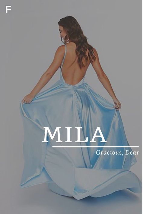 Mila Name Meaning, Mila Name, M Baby Girl Names, Names Character, Story Names, Hipster Baby Names, Strong Baby Names, Southern Baby Names, Modern Baby Names