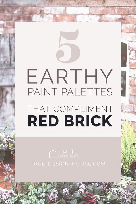 Brick and Paint Combinations: Earthy Exterior Pairings That Work — True Design House Brick And Paint Combinations, Orange Brick Houses, Brick Exteriors, Red Brick House Exterior, Best Wall Paint, Red Brick Fireplaces, Painting House, Choosing Paint Colours, Orange Brick