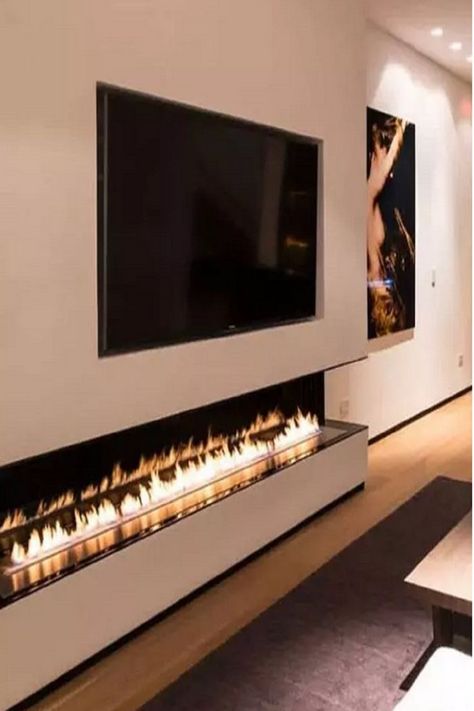 [CommissionsEarned] 42 Perfect Built In Electric Fireplace Ideas Insights To Find Out At Once #builtinelectricfireplaceideas Modern Electric Fireplace, Wall Mounted Fireplace, Fake Fireplace, Built In Electric Fireplace, Electric Fireplace Wall, Fireplace Tv Wall, Linear Fireplace, Bioethanol Fireplace, Ethanol Fireplace