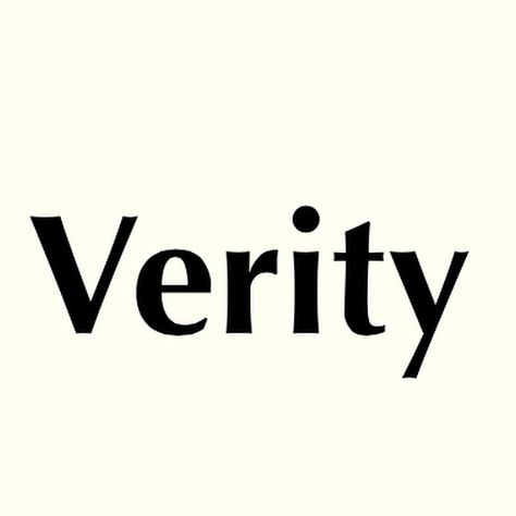 Verity Verity Name, Character Names, Math Equations