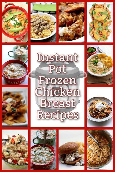 Sometimes you have a bag of frozen chicken in your freezer and only a few minutes to cook dinner. Don’t worry! The Instant Pot will save the day. Here are 44 Instant Pot frozen chicken breast recipes. Instant Pot Frozen Chicken Recipes, Instant Pot Frozen Chicken, Frozen Chicken Recipes, One Pot Dinners, Best Instant Pot Recipe, Instant Pot Recipes Chicken, Pot Ideas, Num Num, Instant Pot Dinner Recipes