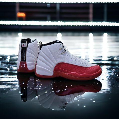 Air Jordan 12 Retro - Cherry Red Jordan 12 Cherry, Air Jordan 12 Retro, Jordans 12, Jordan 12 Retro, Cherry Red, Air Jordan, Jordan, New Orleans, Air Jordans