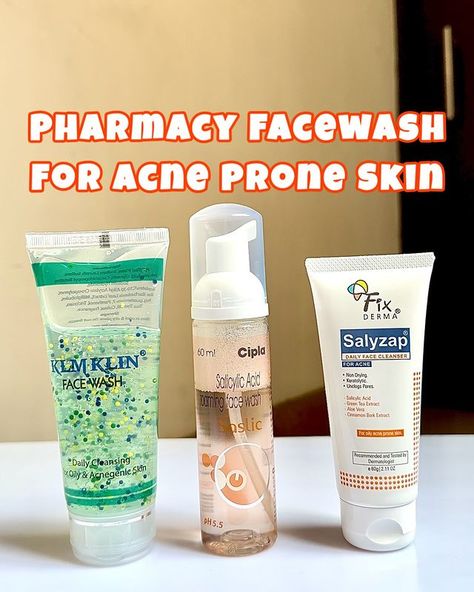 Pharmacy Products For Acne, Indian Pharmacy Skincare, Pharmacy Skincare, Pharmacy Products, Forehead Acne, Acne Prone Skin Care, Skin Facts, Skin Care Basics, Skin Advice