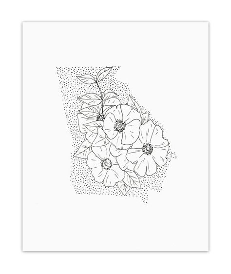 Georgia Tattoo Ideas, Georgia Tattoos, Georgia Tattoo, Cherokee Rose, Flowers Mandala, Mandala Ideas, Drawing Flowers, Human Canvas, Rose Drawing