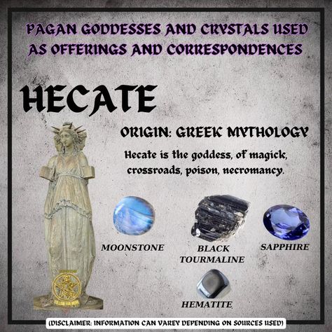 Celebrating Pagan Goddesses and Their Offerings 🌿✨ 🌟 **Dive into the enchanting world of pagan goddesses and discover their symbols and sacred offerings!** 🌙💖 1. **Brigid** (Celtic Goddess) - **Symbols**: Fire, forge, poetry, healing - **Offerings**: Milk, candles, blackberries, bread, and herbal teas 🍞🕯️ 2. **Gaia** (Greek Earth Goddess) - **Symbols**: Planet Earth, earthy colors (brown, green, gray) 🌍 - **Offerings**: Barley, honey cakes, seeds, and rice 🌾🍯 - **Correspondences*... Brigid Goddess Symbols, Lady Hecate, Pagan Goddesses, Hathor Egyptian Goddess, Witchy Notes, Bastet Egyptian Goddess, Celtic Goddesses, Honey Cakes, Sacred Earth