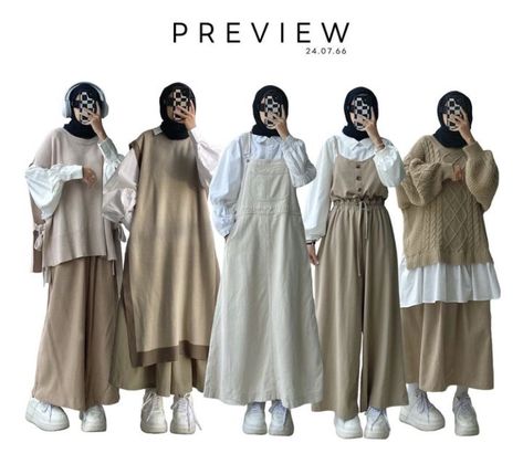 Hijab Style Casual Muslim Fashion Dresses, Muslim Dress Casual, Hijab Images, Muslimah Fashion Casual, Simple Style Outfits, Mode Turban, Cute Modest Outfits, Muslim Outfits Casual, Hijabi Fashion Casual