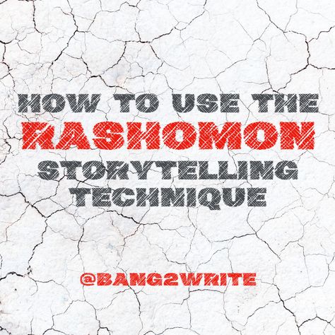 How To Use The Rashomon Storytelling Technique In Your Story Fates And Furies, Barbara Kingsolver, Storytelling Techniques, Telling A Story, Writing Crafts, Japanese Film, Picture Story, Screenwriting, Pulp Fiction