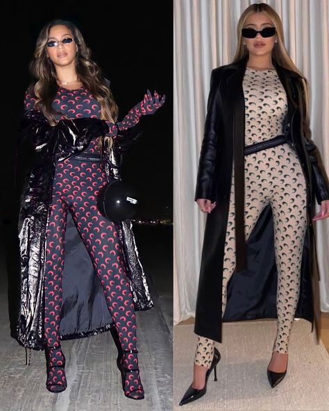 𝓣𝓱𝓮 𝓦𝓲𝓷𝓷𝓲𝓷𝓰 𝓦𝓸𝓶𝓪𝓷 on Instagram: “@beyonce or @kyliejenner ?” Marine Outfit Women, Marine Serre Outfit, Marine Outfit, Outfit Women, Marine Serre, Cute Celebrities, Mode Vintage, Classy Dress, Beyonce