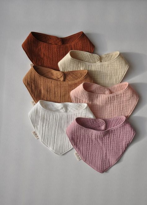 Various color organic cotton muslin bandana bibs for baby or toddler till 2 years, which will be perfect little kids outfit ending accessories! Click to find more colors! #babybandana #toddlerbandana #babyaccessories #babybibs #toddlerbibs #babystyle #toddlerstyle #newbornstyle #infantstyle #babyscarf #organicbabywear #babygift #babyshowergift #babywear #toddlerwear Newborn Baby Dresses, Newborn Fashion, Toddler Style, Toddler Wearing, Clothes Organization Diy, Toddler Bibs, Bandana Bibs, Baby Bandana Bibs, Baby Scarf