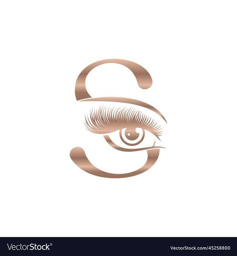 Eye Lash Logo Ideas, S Beauty Logo, Lashes Logo Graphics, Lash Illustration, Lash Logo Ideas, Lash Extensions Logo, Eye Lash Photography, Logo Eyelash, Logo Edit