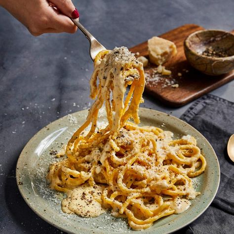 Pici Cacio e Pepe Recipe | Pasta Evangelists Gourmet Pasta Dishes, Cooking Fresh Pasta, Pici Pasta, Gourmet Pasta, Pepper Pasta, Pasta Ingredients, Italian Recipes Authentic, Fresh Pasta, Pasta Sauce