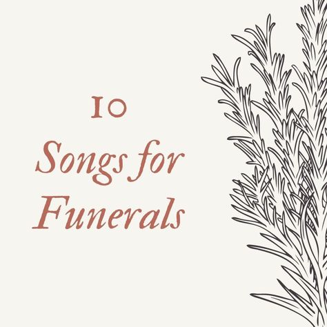 These top 10 best songs for a funeral are not the typical songs you often see recommended. If you're looking for something different, check out this list. You are sure to be introduced to beautiful songs you've never heard before. Songs About Dads, Church Songs, The Band Perry, When Someone Dies, Word Of Faith, In Memory Of Dad, Glee Cast, One More Day, Make You Cry