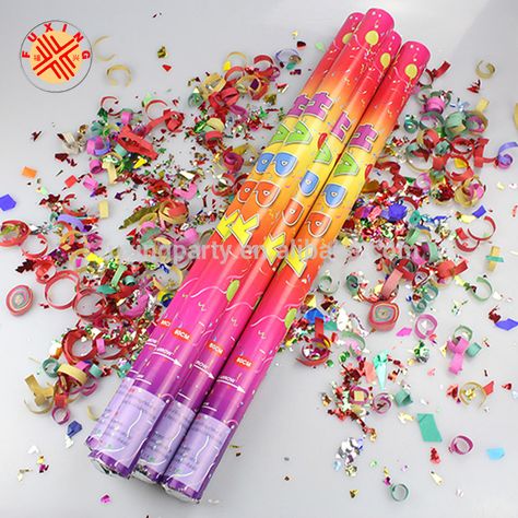 Wedding Streamers, Best Junk Food, Confetti Poppers, Monster High Party, Party Poppers, Party Inspo, Confetti Party, Rainbow Birthday, 10th Birthday