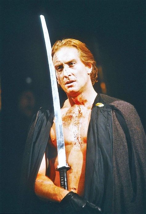 Charles Dance in Coriolanus. Royal Shakespeare Company, Stratford-Upon-Avon. 1989. Photograph by Alastair Muir Coriolanus Shakespeare, Charles Dance Phantom, Charles Dance Phantom Of The Opera, Charles Dance The Crown, Richard Iii Shakespeare, Seven Ages Of Man William Shakespeare, Teri Polo, Shakespeare Theatre, Charles Dance