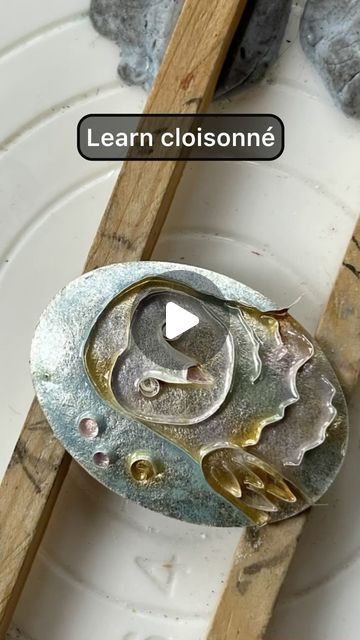 Marianne Goodell Enchanted Enamel Jewelry Artist & Teacher on Instagram: "Enrollment is open for my pre-recorded online intro to cloisonné course. Learn from start to finish.  ✅Detailed instruction on flashing silver ✅Tips for placing wires ✅How to get that soft pastel look ✅I touch on how to look at photos to determine enamel colors  One lucky student will win my demo owl on June 1. Sign up now for your chance to win.  #enameljewelry #learnonline #owljewelry" Enamelling Techniques, Enameling Jewelry, Cloisonne Enamel Jewelry, Cloisonne Jewelry, Silver Tips, Jewelry Artist, Owl Jewelry, Cloisonne Enamel, June 1