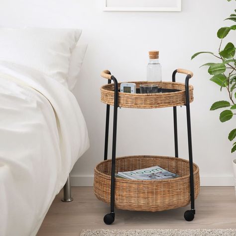 IKEA 2020 Catalog - Best New Home Products | Apartment Therapy Lubban Trolley, Storage Rattan, Ikea 2015, Trolley Table, Rattan Bedroom, Rolling Table, Sunroom Furniture, Ikea Finds, Ikea Catalog