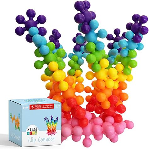 Amazon.com: Clip Connect 100 Pieces | Diameter of 1.5 Inches | Interlocking Solid Plastic Building Blocks Discs Set STEM Educational Toy for Preschool Kids Boys and Girls | Safe Material for Kids: Toys & Games Prek Classroom, Kids School Supplies, Reusable Packaging, Tools And Toys, Sensory Development, Busy Toddler, Stem Toys, Preschool Kids, Sensory Activities