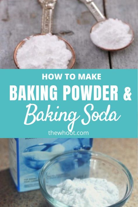 Make Baking Powder, Homemade Baking Powder, Baking Powder Recipe, Homemade Dry Mixes, Baking Soda Benefits, Bigger Bolder Baking, Homemade Baking, Homemade Pantry, Baking Substitutes