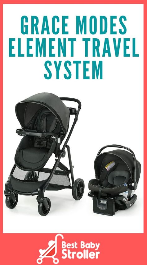 From the first moment you drive your little bundle of joy home from the hospital, you’ll need a safe and secure infant car seat for them. Ideally your child will learn to sleep during car rides, so a travel system will be the easiest way to transport them in and out of the car without waking them. On the best travel systems available is the popular Graco Modes Element. It combines a versatile stroller with the SnugRide 35 Lite LX infant car seat. Best Baby Strollers, Lightweight Stroller, Infant Car Seat, 50 Pounds, All Terrain Tyres, Baby Stroller, Travel System, Ride On, Cup Holders