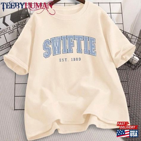 Est 1989 Shirt Swiftie Pure Cotton Hoodie T-Shirt Check more at https://teebyhuman.com/product/est-1989-shirt-swiftie-pure-cotton-hoodie-t-shirt/ 1989 Shirt, Merch Shirt, Love Shirt, Tour Shirt, Cotton Hoodie, Concert Outfit, Pure Cotton, Favorite Outfit, Cotton Tshirt