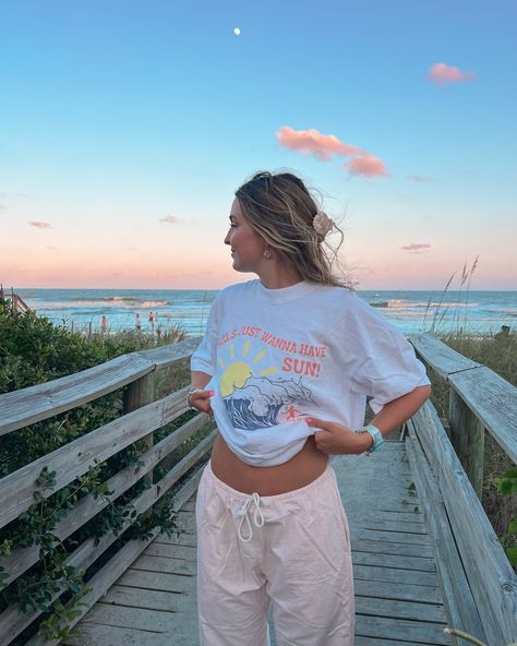 Girls just wanna have sun is officially out tomorrow 6/21 8p est!! It is on the cutest, oversized mock tee that you NEED for summer beach days ☀️ Girls Just Wanna Have Sun, Beach Days, Turks And Caicos, Caicos Islands, Guinea Bissau, Equatorial Guinea, Brunei, Tanzania, Laos