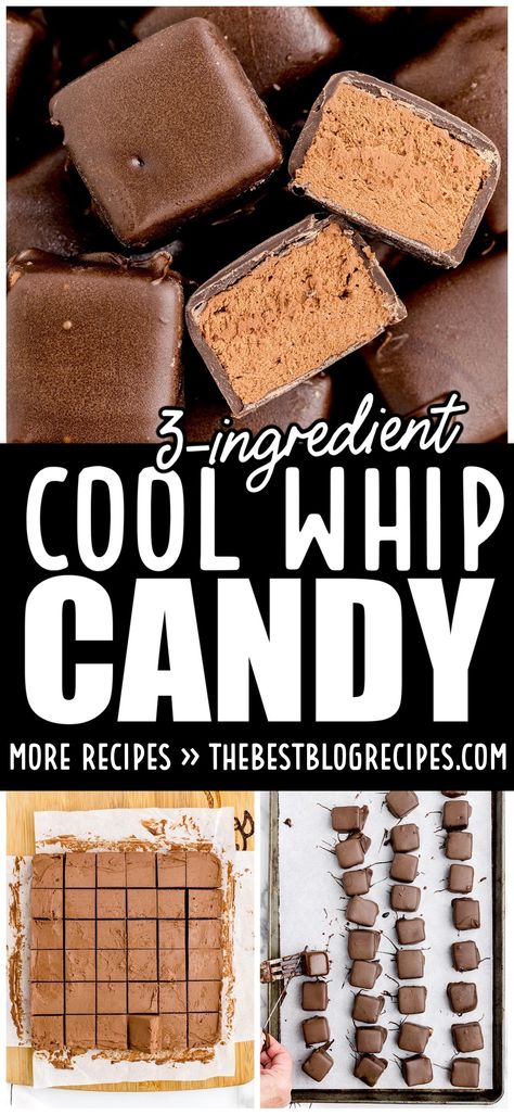 Cool Whip Candy Cool Whip Candy, Cheap Desserts, Cool Whip Desserts, Christmas Candy Easy, Easy Candy Recipes, Fluff Desserts, Peanut Butter Candy, Cream Candy, Candy Recipes Homemade