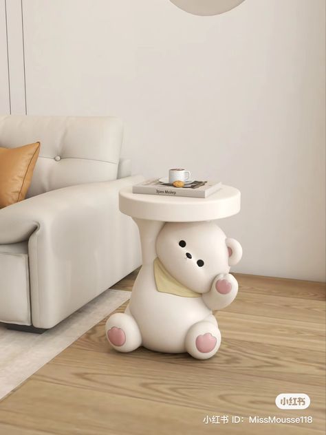 Chinese Room Decor, Bear Table, Diy Fails, Pinterest Hacks, Cute Furniture, Store Hacks, Dollar Store Hacks, Pinterest Room Decor, Study Room Decor