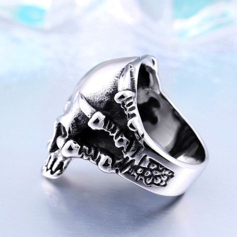 Skull wedding ring