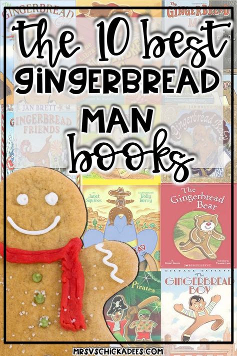 The 10 best gingerbread man books this holiday season. They are great winter read alouds for your preschoolers or kindergarten students. An excellent way to get excited for the holidays without touching on religion. Gingerbread Read Alouds, December Read Alouds Kindergarten, Read Alouds Kindergarten, Holiday Read Alouds, Kindergarten Writing Lessons, Winter Read Alouds, Gingerbread Man Book, Kindergarten Comprehension, Christmas Read Aloud