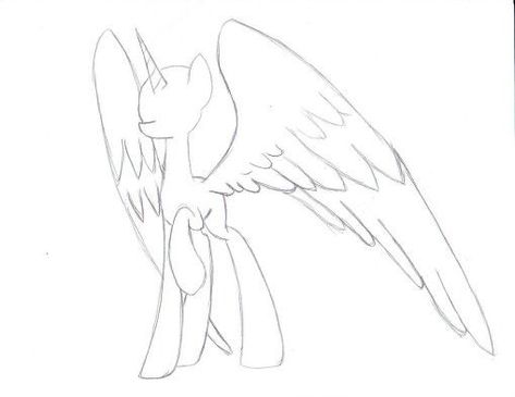 My Little Pony Alicorn Base, Mlp Oc Base Alicorn, Pony Base Drawing, Alicorn Drawing, Alicorn Oc Mlp, Pony Oc Base, My Little Pony Drawing Base, Mlp Alicorn Base, Mlp Alicorn Oc