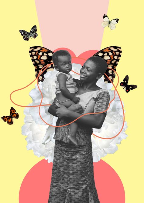 Mommy on Behance Mothers Day Collage Ideas, Mothers Day Collage, Mom Collage, World Womens Day, Y2k Collage, Mother's Day Poster, Memory Collage, Surrealist Collage, Madonna Art