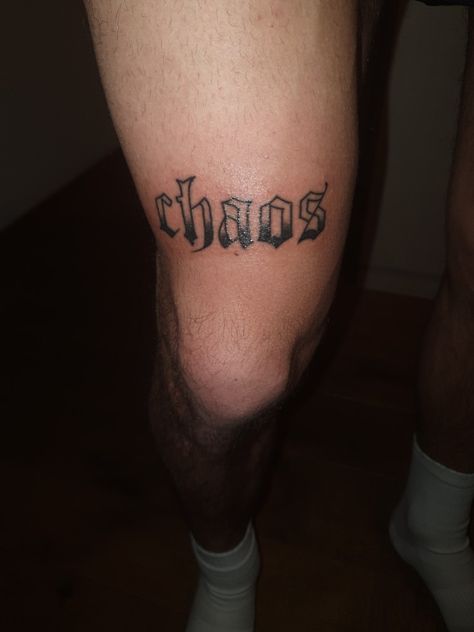 Love My Chaos Tattoo, Controlled Chaos Tattoo, Anger Issues Tattoo Ideas, Tattoo Anger, Chaos Tattoo Words, Anger Issues Tattoo, Chaos Theory Tattoo, Chaos Tattoo Ideas, Chaos Tattoo