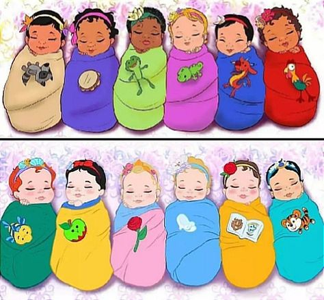 Disney Princesses Pregnant, Mulan 3, Baby Disney Characters, Disney Princess Babies, Disney Pixar Characters, Disney Princess Artwork, Disney Princesses And Princes, Disney Princess Fan Art, All Disney Princesses