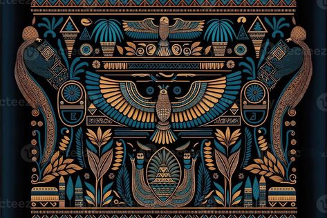 Egyptian Pattern Design, Ancient Egypt Aesthetic Wallpaper, Egyptian Aesthetic Ancient Egypt, Ancient Egypt Wallpaper, Egyptian Background, Egyptian Wallpaper, Egypt Party, Egyptian Patterns, Egyptian Design Pattern