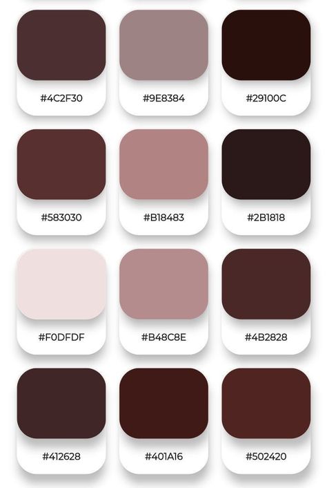 Dark Coquette Color Palette, Dark Shades Colour Palettes, Colors Hex Codes, 2024 Color Palette, 3 Color Palette, Dark Academia Color Palette, Color Palette Hex Codes, Dark Academia Color, Skin Palette