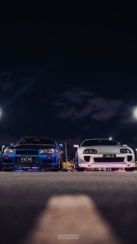 Drifting Cars Aesthetic Wallpaper, Nissan Gtr Wallpapers, Mobil Mustang, Image Moto, R34 Gtr, Japanese Sports Cars, Toyota Supra Mk4, Jdm Wallpaper, Gtr R34