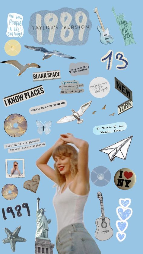 ~1989~ Taylor Swift 1989 Symbols, 1989 Doodles, 1989 Era Aesthetic, Jean Jacket Diy, Space Baby, Diy Jacket, Taylor Swift 1989, New Romantics, I ❤ Ny