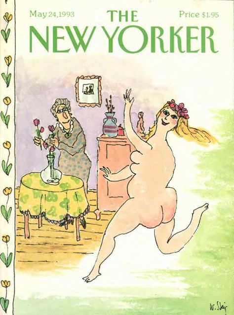 5-24-93 William Steig, New Yorker Cover, The New Yorker Magazine, New Yorker Magazine, New Yorker Covers, Art Party, Vintage Magazines, Kids' Book, Vintage Magazine