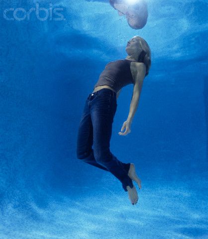 Young Woman Floating Underwater Person Swimming Underwater Reference, Floating Underwater Pose, Someone Floating, Person Floating Reference, Floating Person Reference, Poses Floating, Floating Photography, Floating Woman, Characters Poses